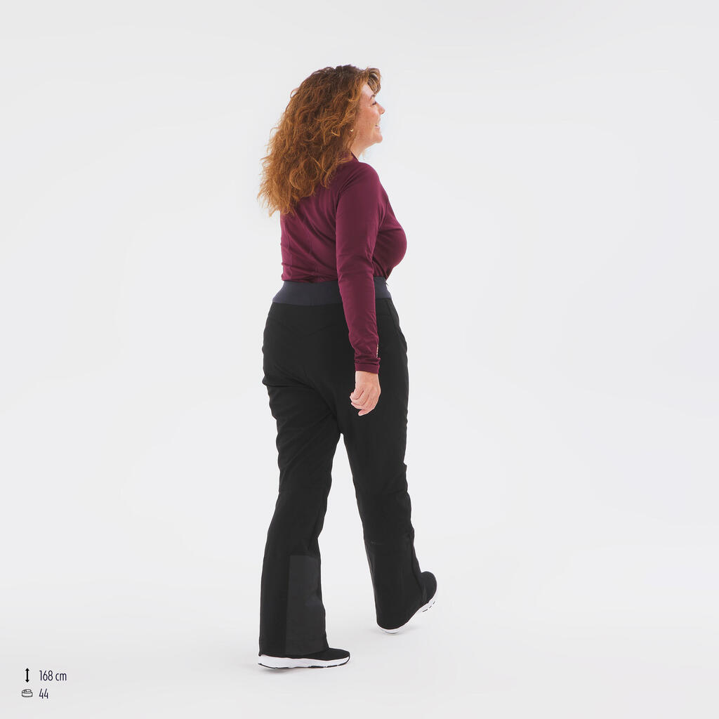 Women's Ski Trousers - 500 Slim - Red