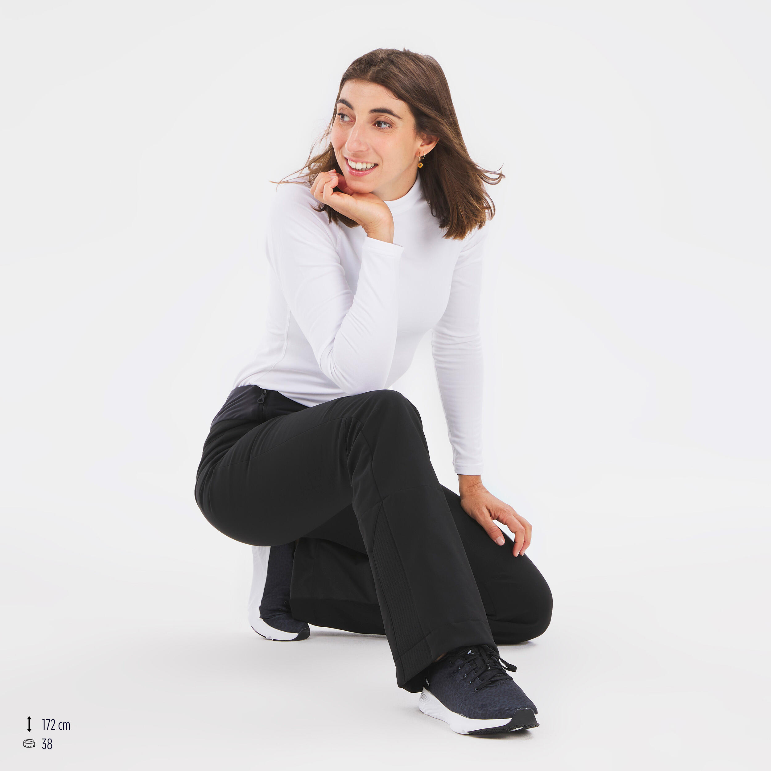 Pantalon de ski chaud et ajusté femme – 500 - WEDZE