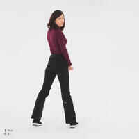Women’s Warm and Fitted Ski Trousers 500 - Black