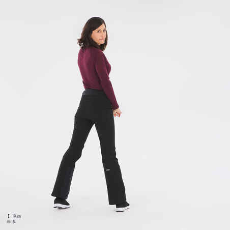 Women’s Warm and Fitted Ski Trousers 500 - Black