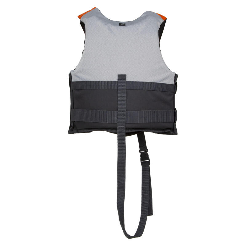 Gilet aide à la flottabilité 50N+ gris kayak stand up paddle dériveur