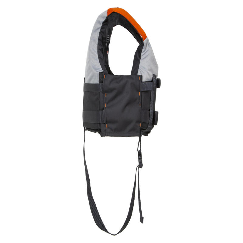 Gilet aide à la flottabilité 50N+ gris kayak stand up paddle dériveur