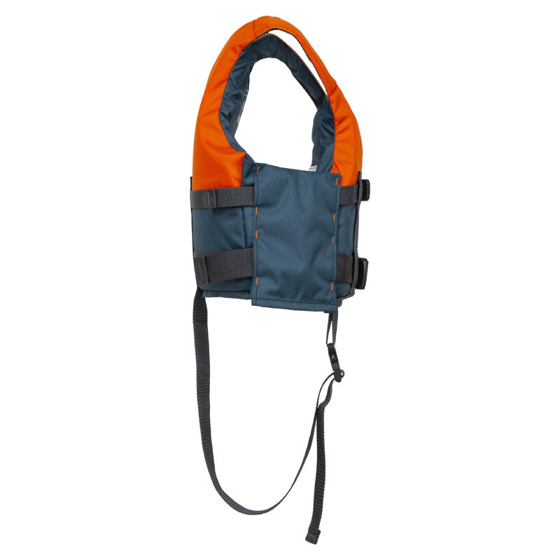 Chaleco Ayuda Flotación Kayak/Stand Up Paddle/Vela Ligera Azul Naranja 50 N+