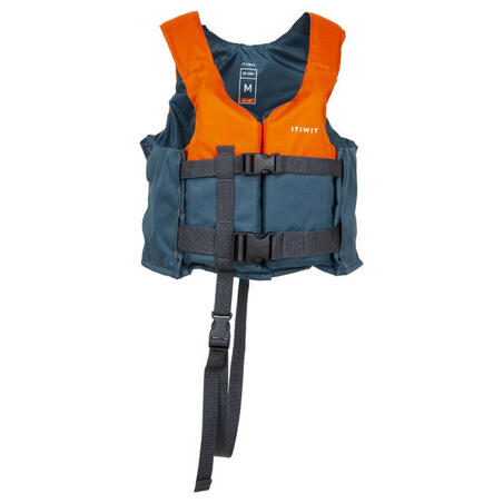 Gilet aide à la flottaison 50N+  bleu/orange kayak stand up paddle dériveur