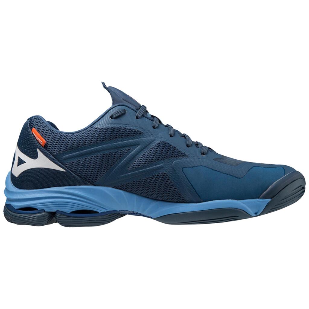 MEN'S VOLLEYBALL SHOES MIZUNO LIGHTNING Z7 LOW  DARK BLUE - WHITE