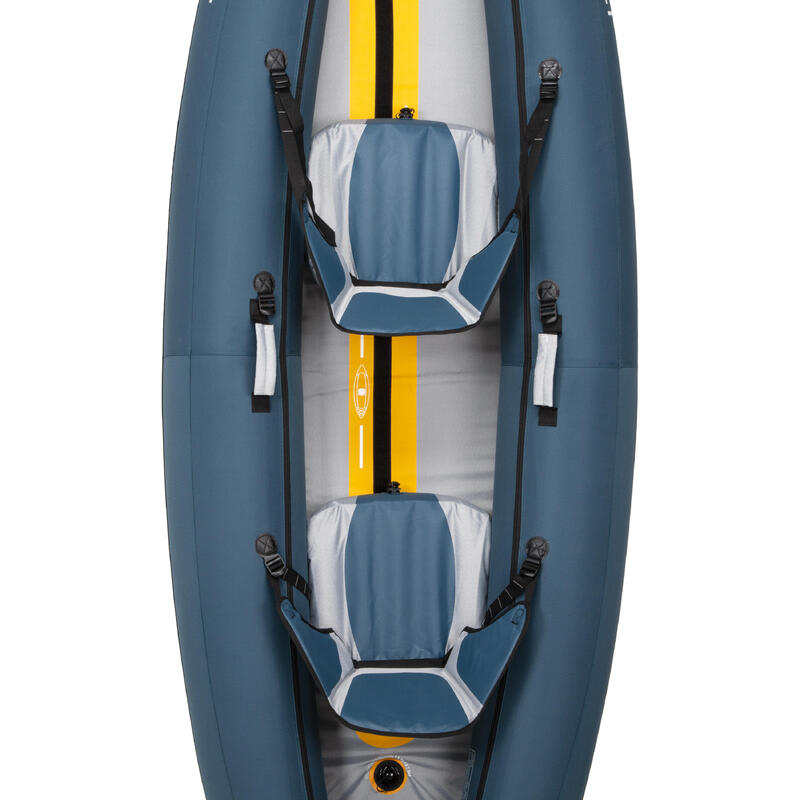 Canoa kayak insuflável de passeio 1/2 lugares