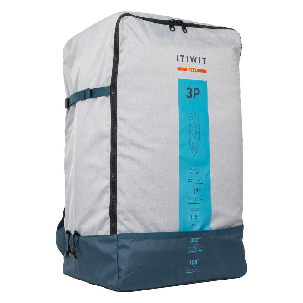 Inflatable Touring Kayak 23person ITIWIT Decathlon