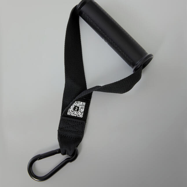 Bodybuilding Kit With Handles, Door Hanger and 15 kg Elastic