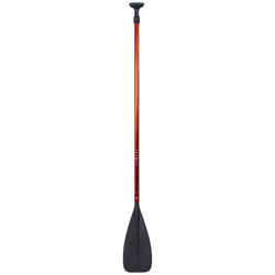 Sturdy stand-up paddleboard paddle for rental. Adjustable from 170 to 220 cm.