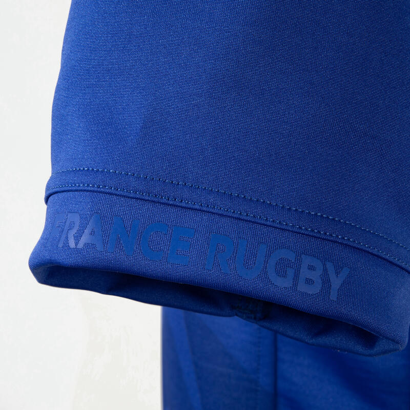 Maillot Manches Courtes de Rugby France Adulte - MAILLOT REPLICA FFR 22 -23 Bleu