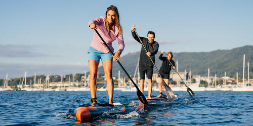 Pagaie stand up paddle 900 pro carbone, réglable en 2 parties. (165-205 cm)