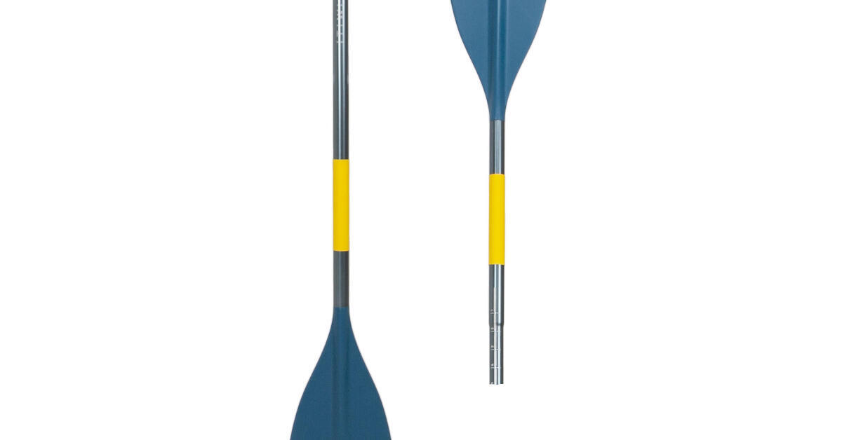 Pagaia per Kayak canoa SKF - Alluminio e Plastica, 220 cm - nero