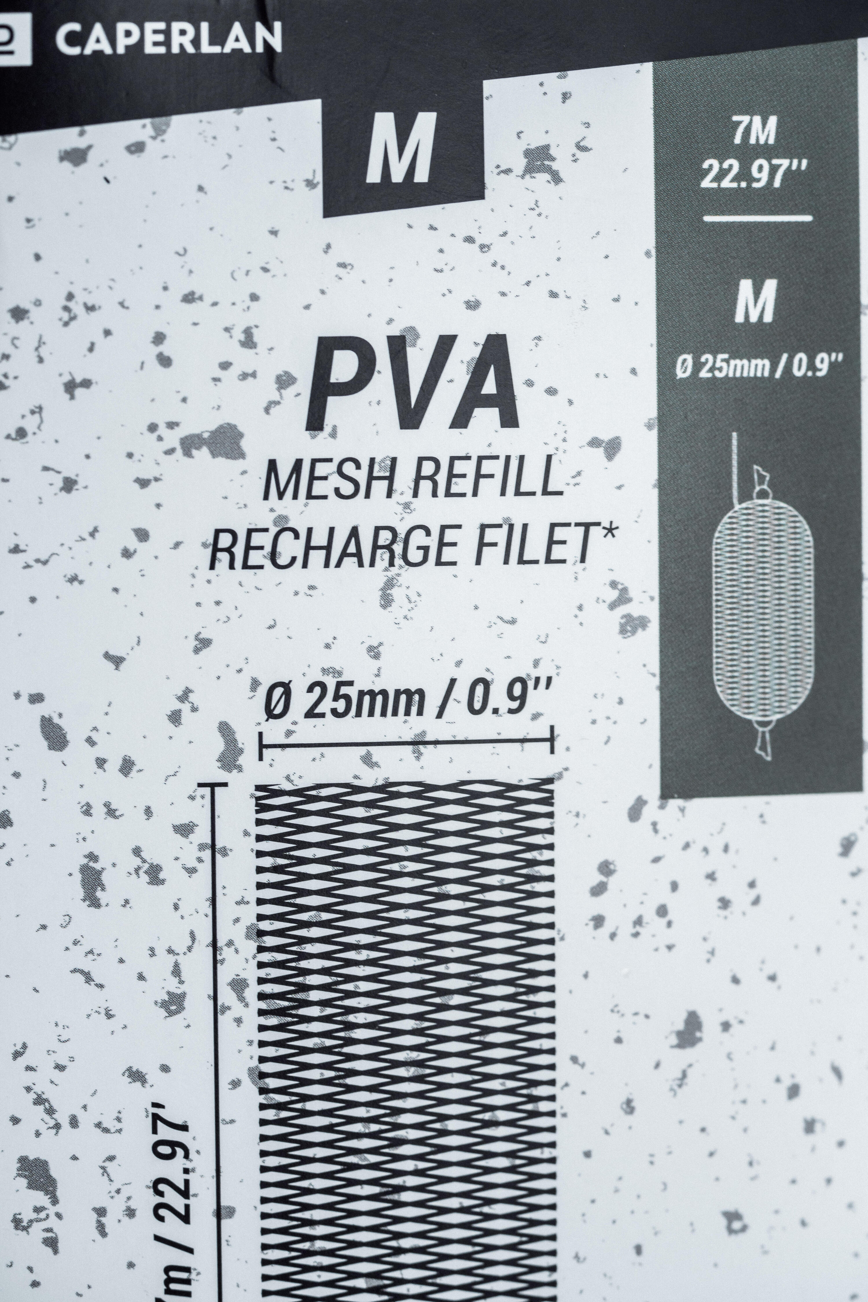 Ricarica rete PVA SLOW carp fishing 25mm 7m 5/9