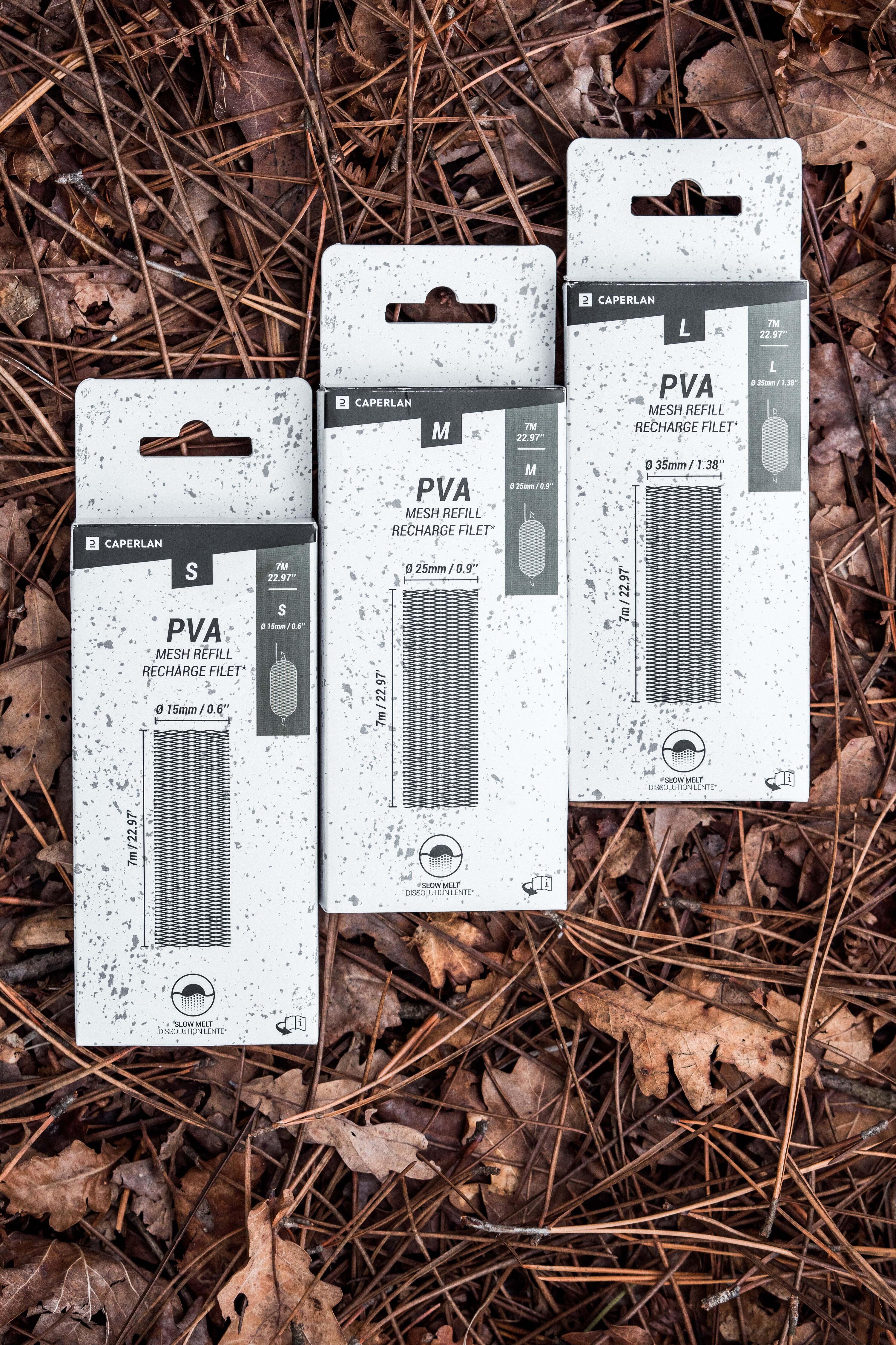 Ricarica rete PVA SLOW carp fishing 25mm 7m 8/9