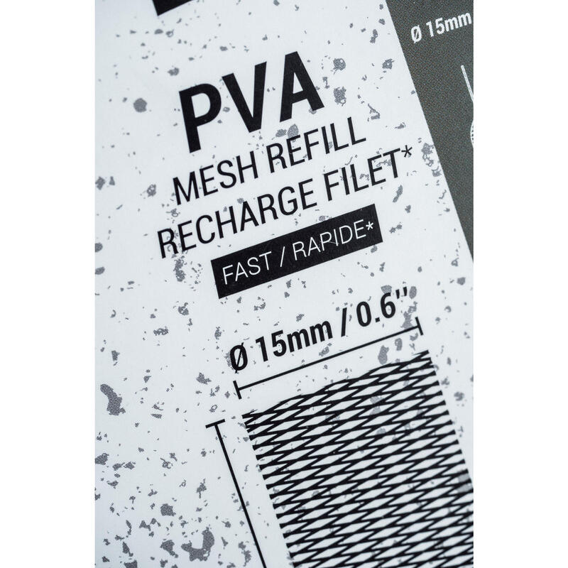 Navulling voor PVA set Fast kous 15 mm 7 m karpervissen