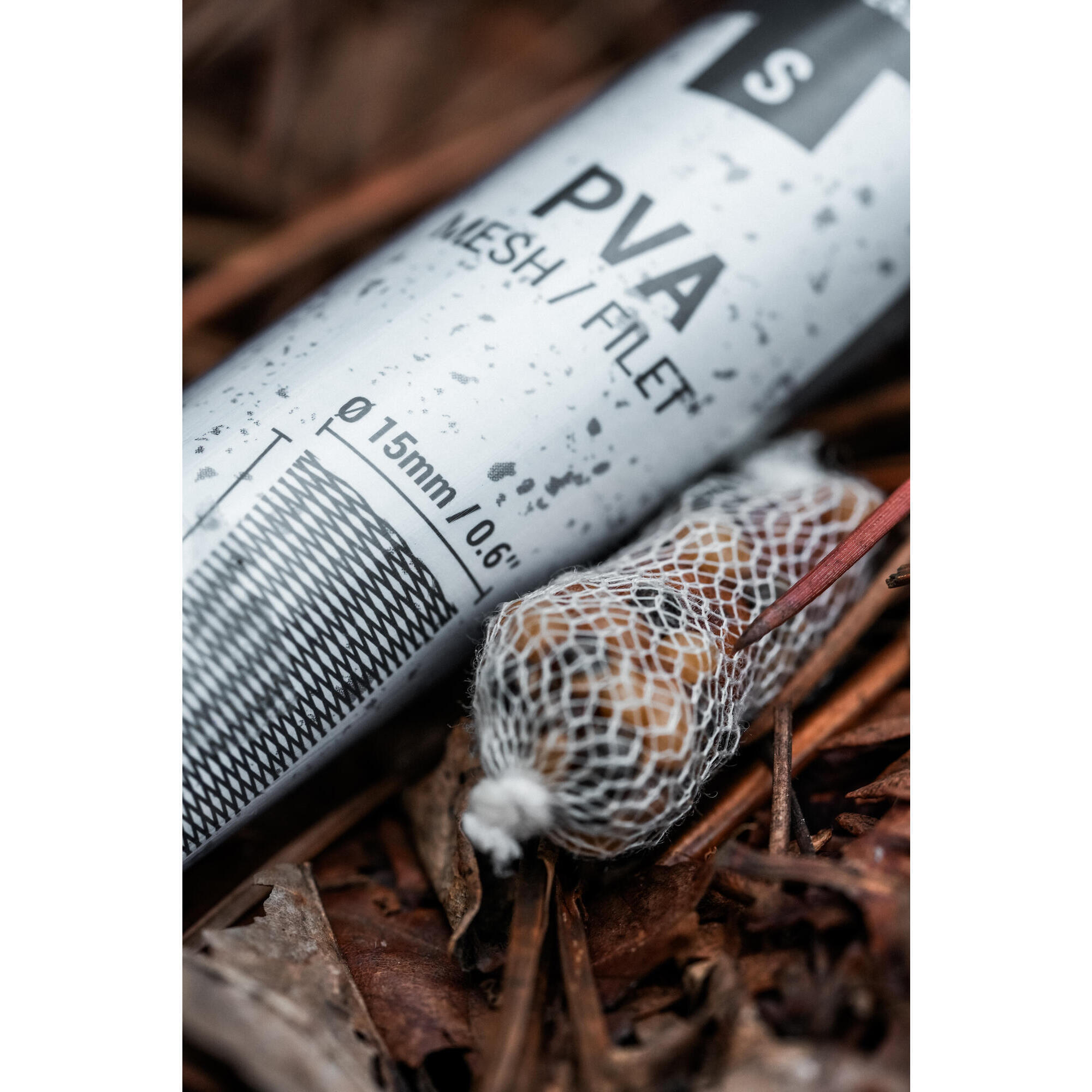 Kit rete PVA SLOW carp fishing 15mm 7m 5/9