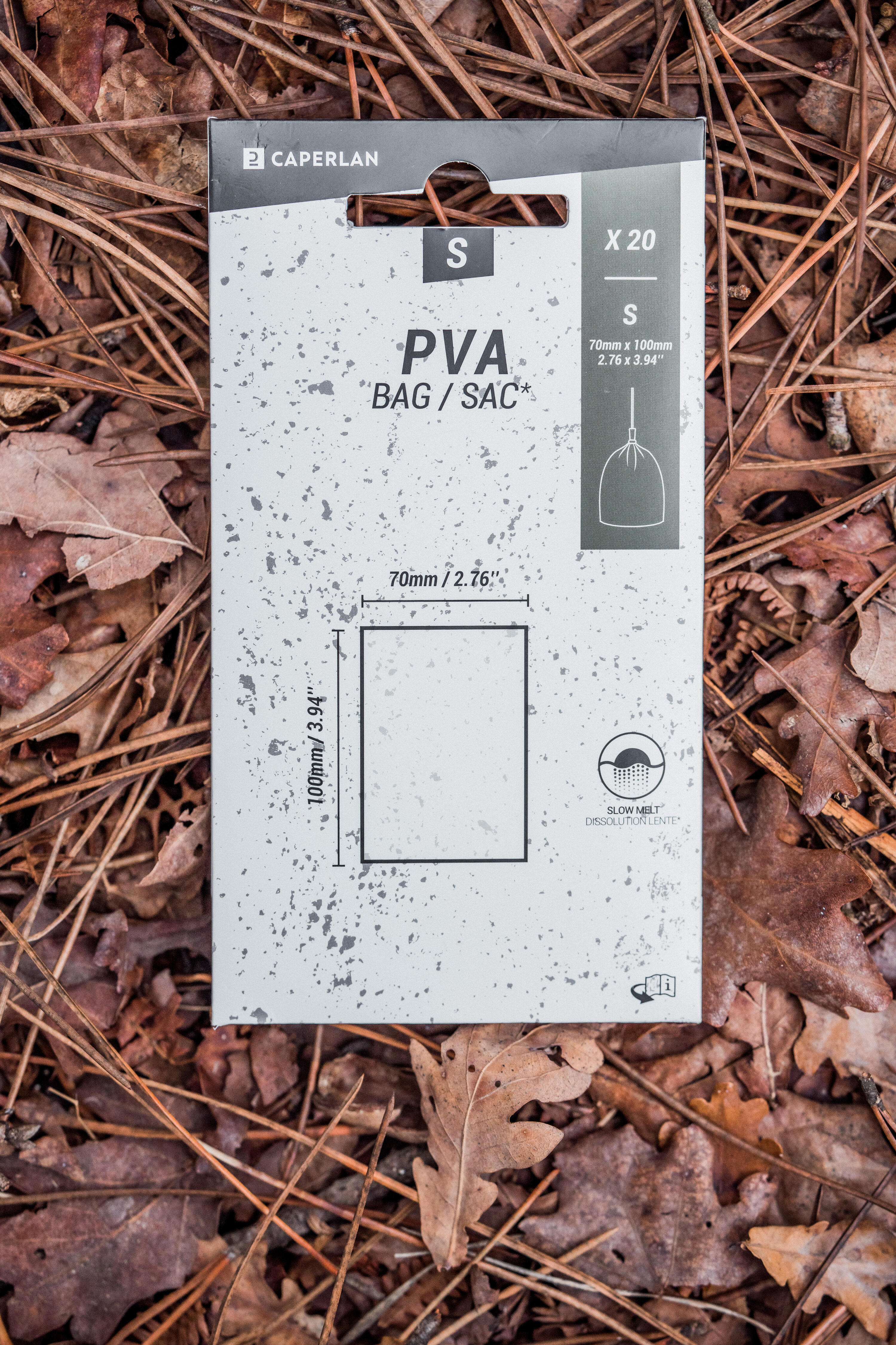 Sacchetti PVA carp fishing S 70x100mm x20 6/9