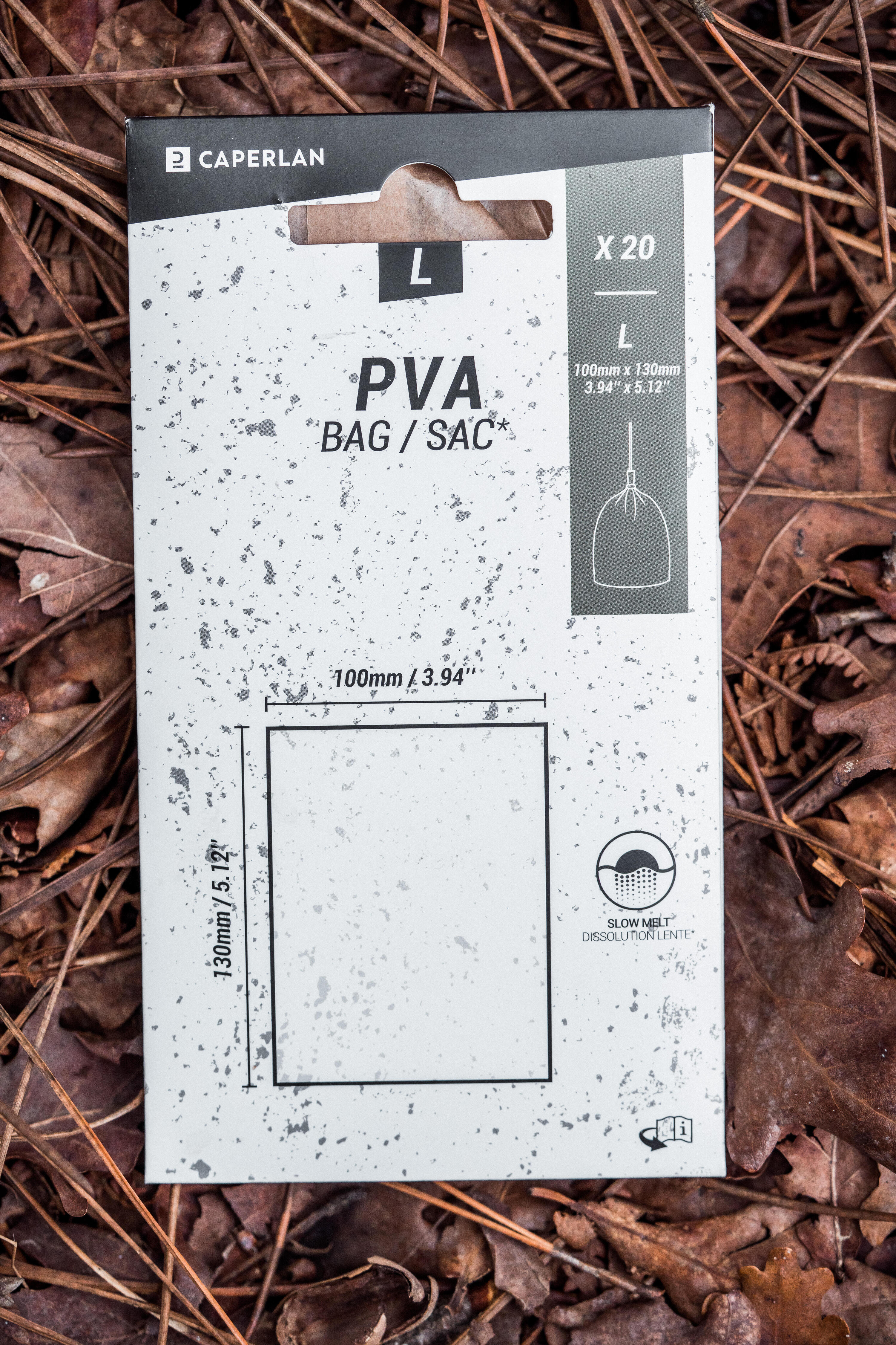 Sacchetti PVA carp fishing L 100x130mm x20 8/10
