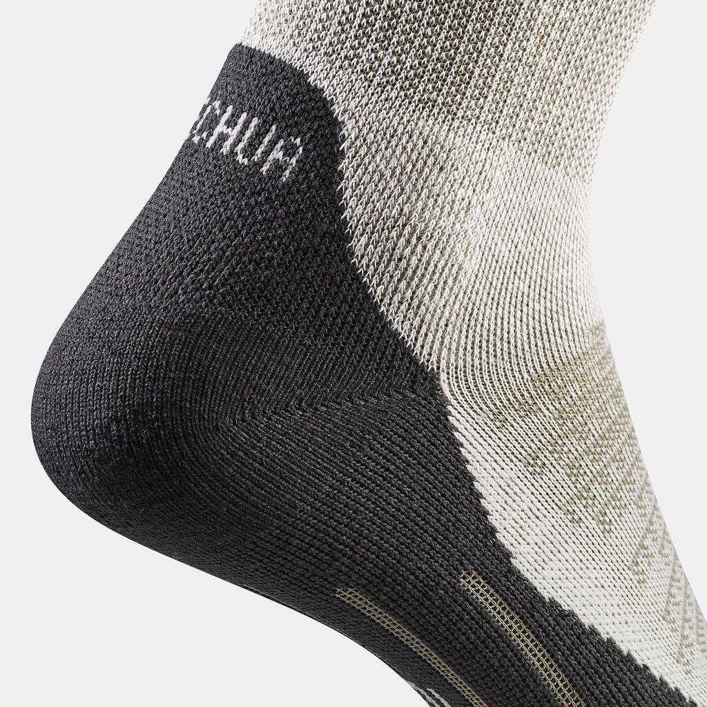 Hike 100 High Socks Limited Edition Pack of 2 Pairs - Khaki and Brown