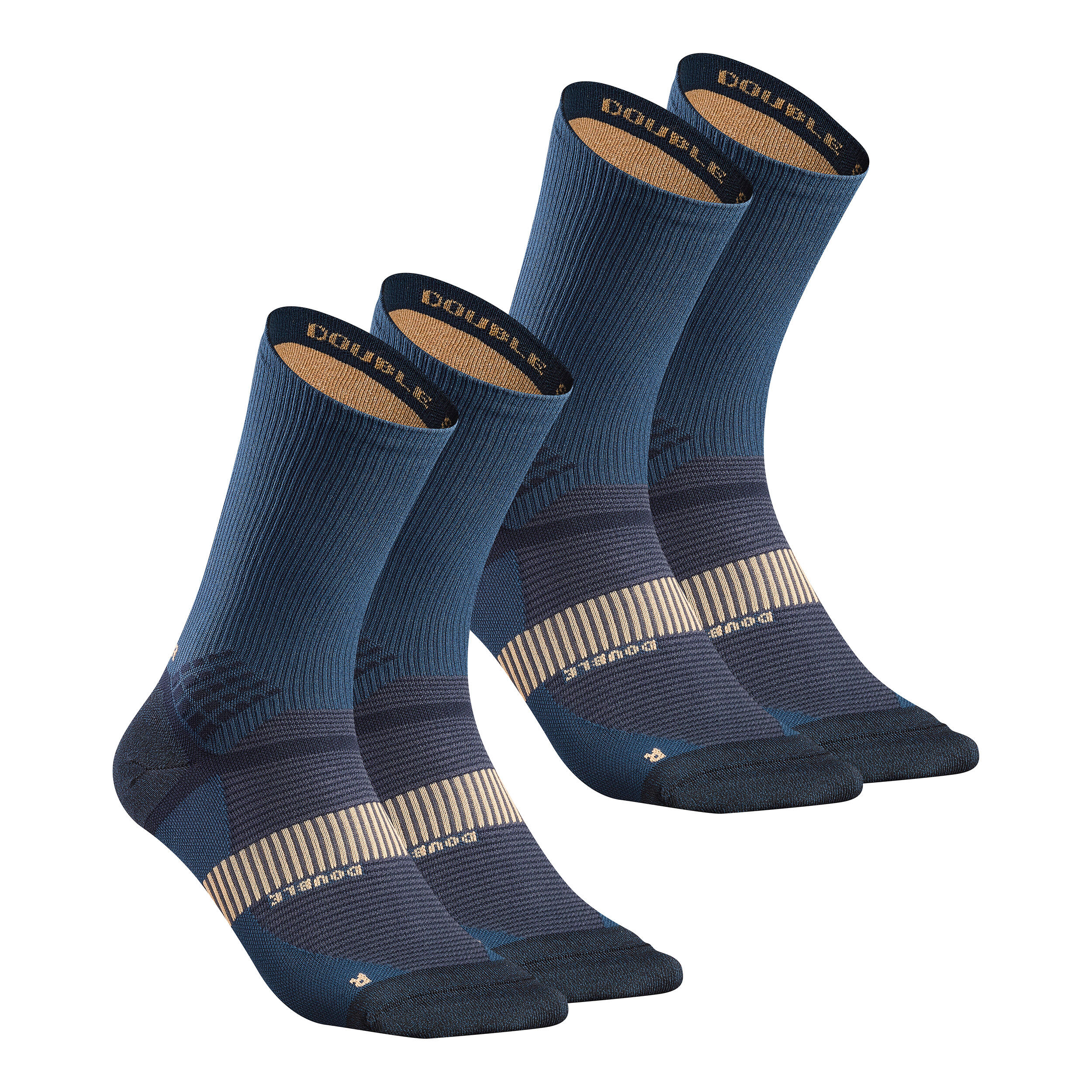 2-Pack Hiking Socks - Hike 520 - QUECHUA