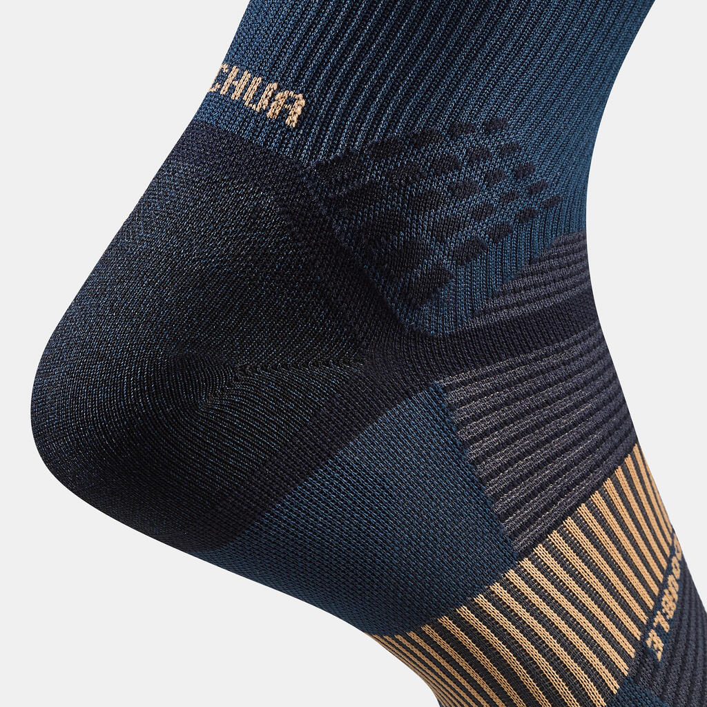 Hiking socks - Hike 520 Double High Navy x 2 pairs