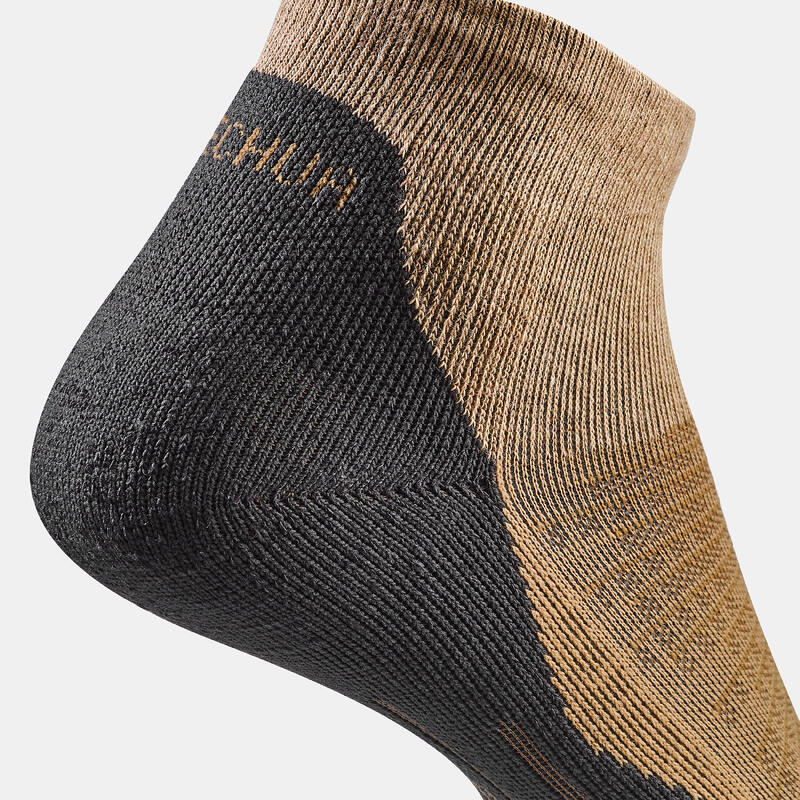 中筒襪 Hike 100（2 雙入）－棕色及灰色