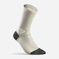 Hiking socks - Hike 500 High Beige x2 pairs 