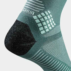 Hiking socks - Hike 500 High  x2 pairs Turquoise