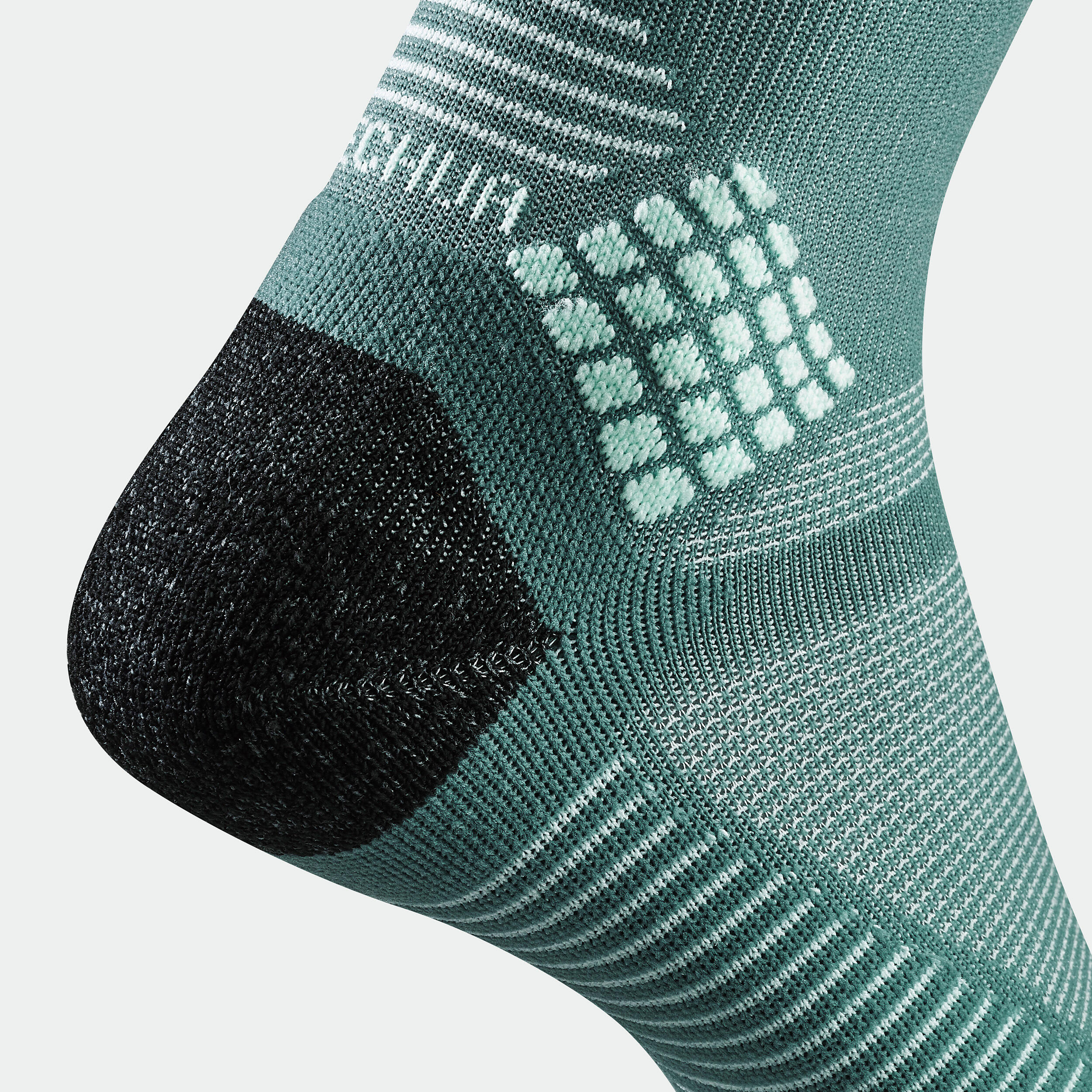 Hiking socks - Hike 500 High  x2 pairs Turquoise 5/5