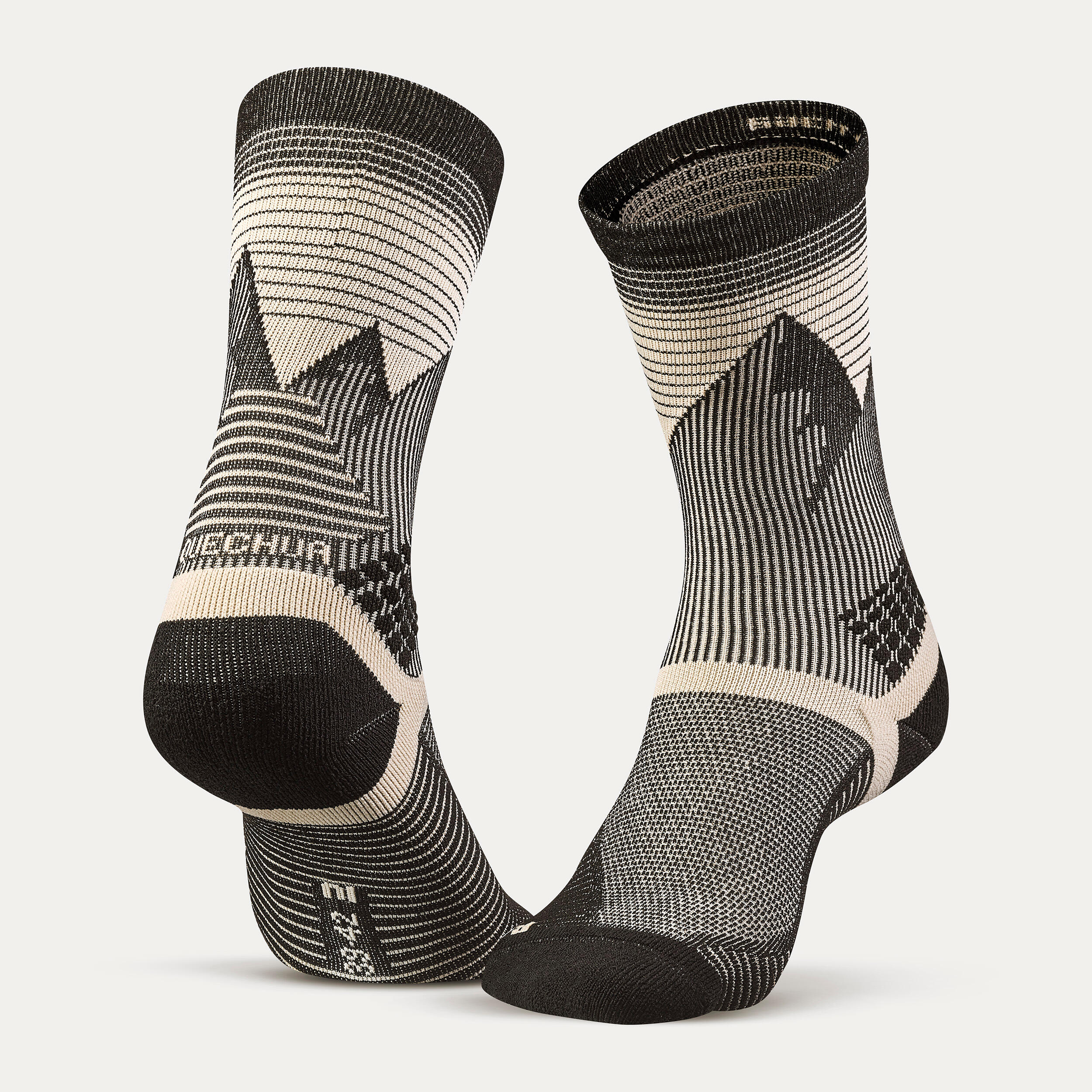 Hiking socks - Hike 500 High Trendy Kamo x2 pairs 2/9