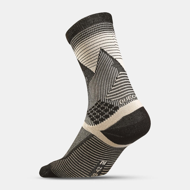 Wandersocken hoch 2 Paar - Hike 500 Trendy Kamo