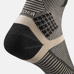 Hiking socks - Hike 500 High Trendy Kamo x2 pairs