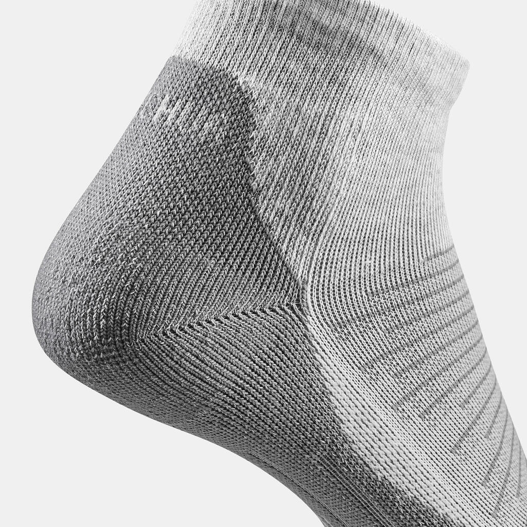 Ponožky Hike 100 polovysoké 2 páry hnedé a sivé