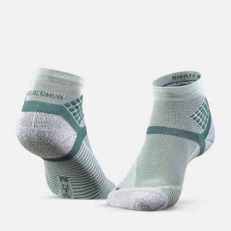 Hiking socks - Hike 500 Mid x2 pairs Mint Green