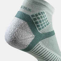 Hiking socks - Hike 500 Mid x2 pairs Mint Green