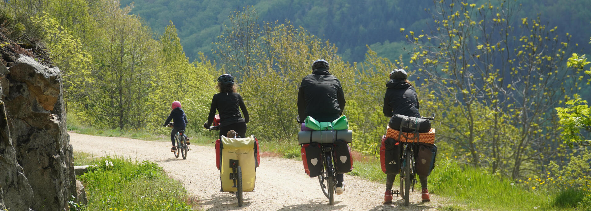 Voyager à vélo avec des enfants