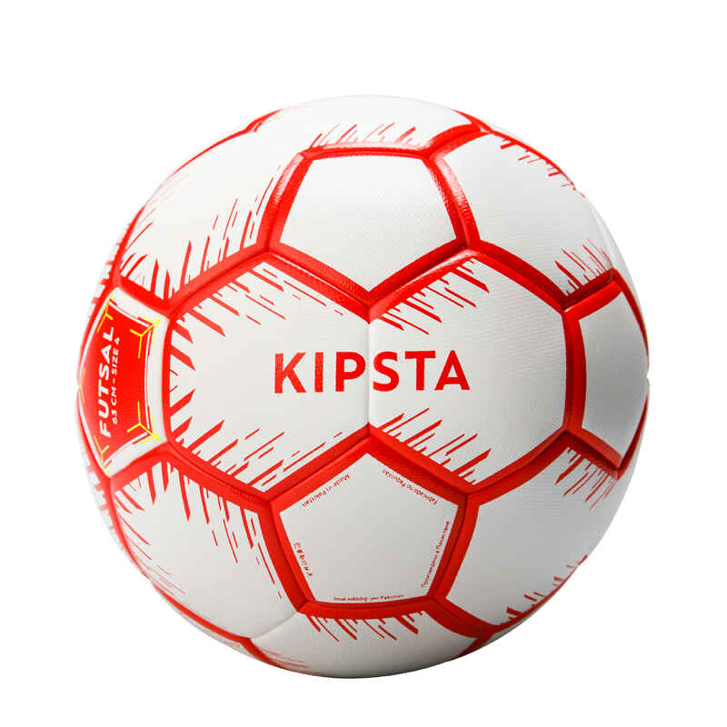Futsal Ball Grösse 4 (Umfang 63 cm) rot/weiss Medien 1