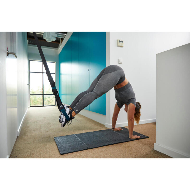 Correias de Suspensão de Musculação e Cross Training Preto e Azul