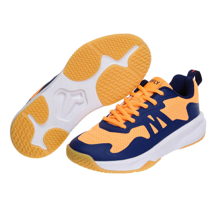 JUNIOR BADMINTON SHOES  BS SENSATION 530 FLUO ORANGE