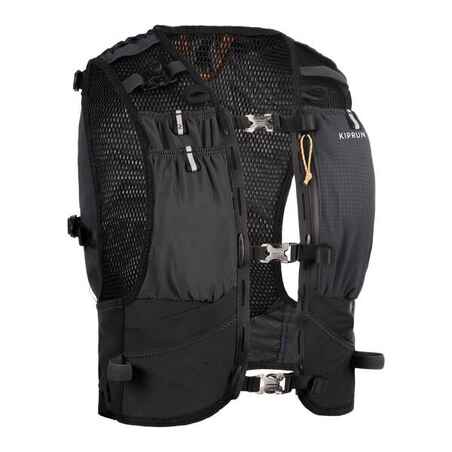 15L UNISEX BLACK ULTRA-TRAIL RUNNING BAG - SOLD WITH 2L WATER BLADDER