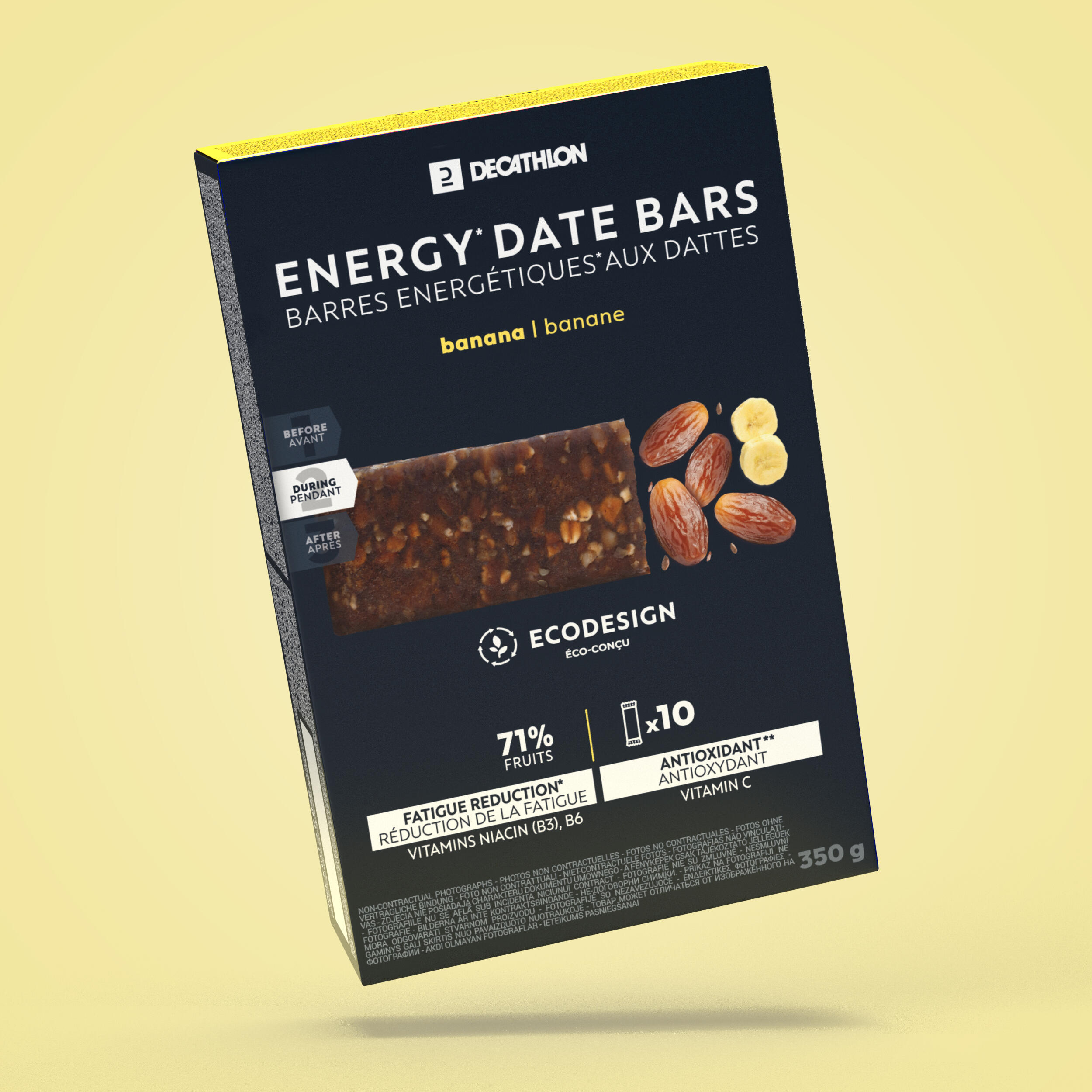 Energibar Dadlar Och Banan 10x35 g