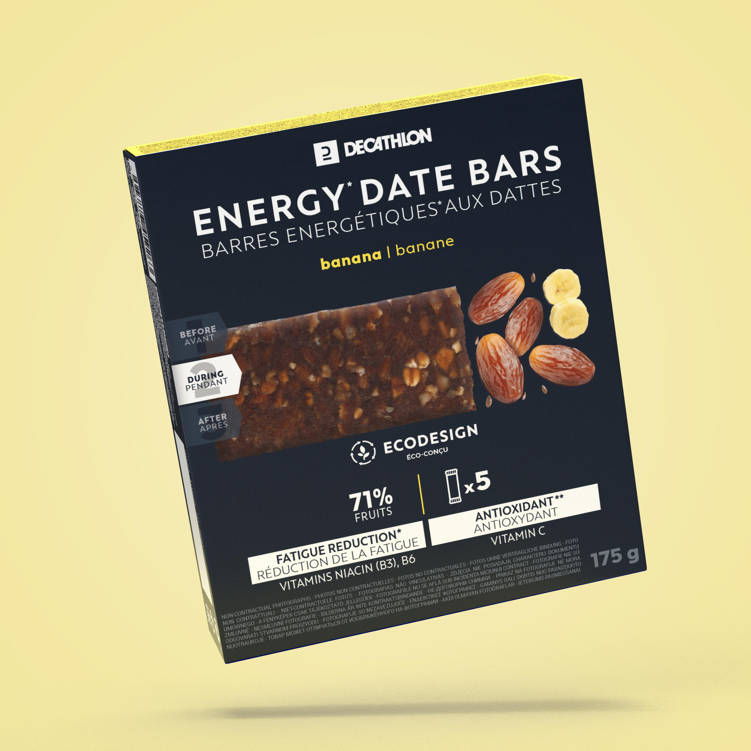 Energibar Dadlar Och Banan 5x35 g