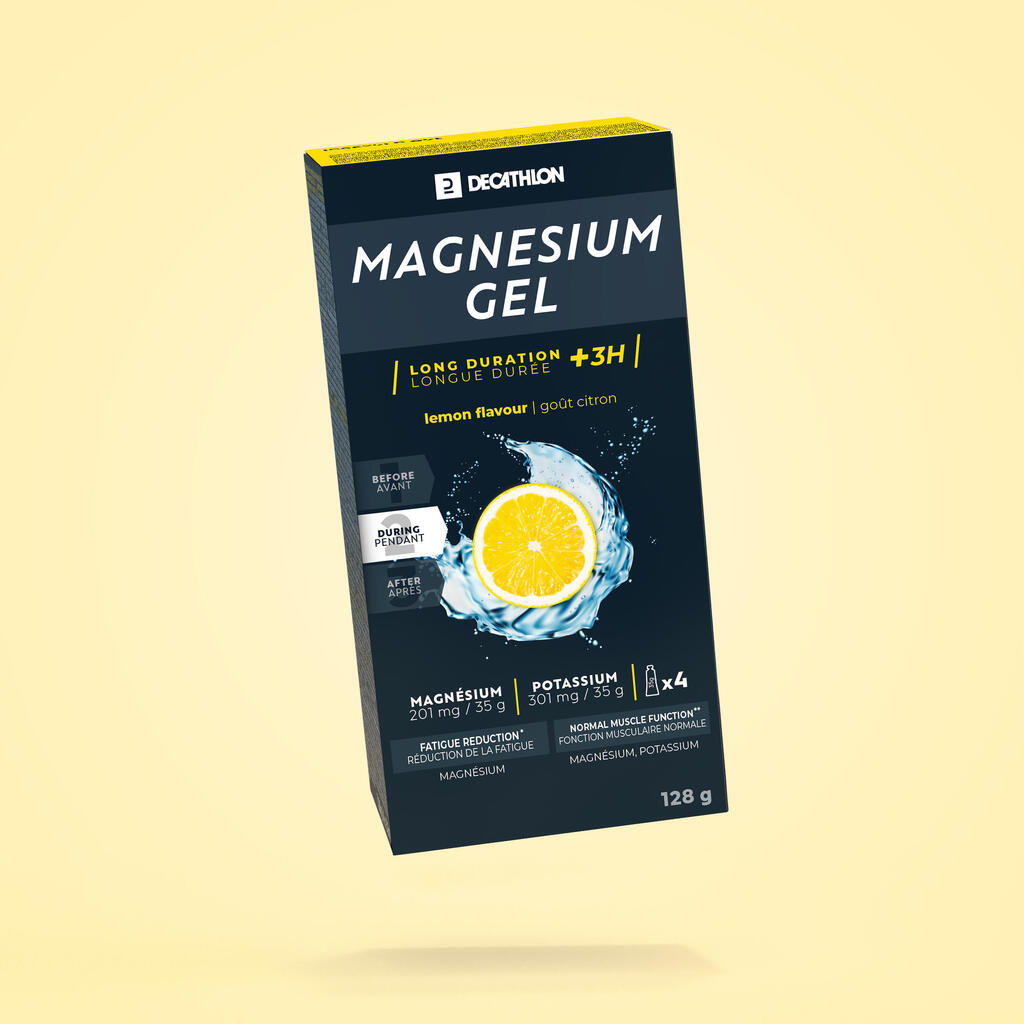 Magnesium- und Kaliumgel Zitrone 4 × 35 g