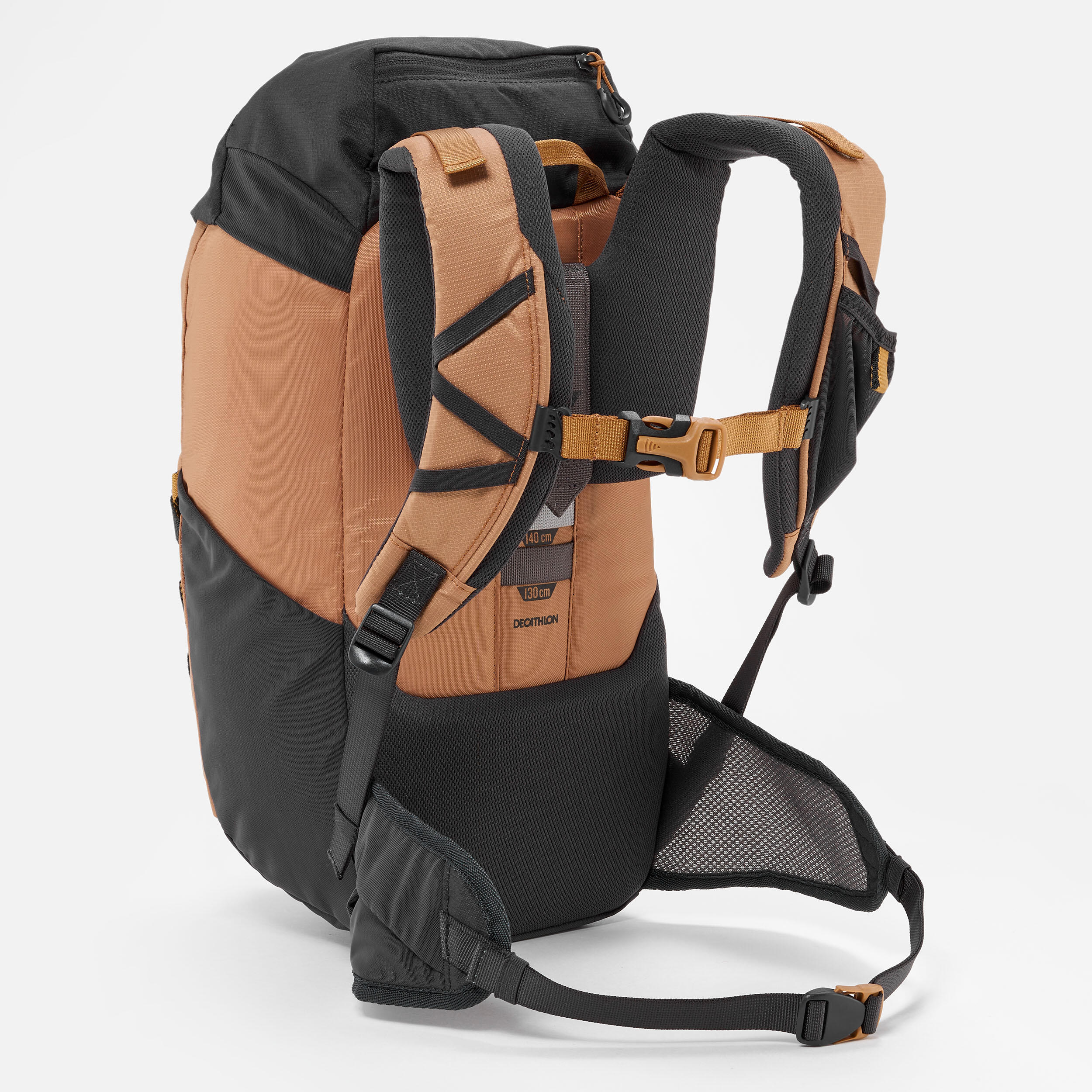 Sac à Dos De Randonnée 20 Litres Becojadde - Léger, Pliable - Bretelles Maille, Sangle De Poitrine Réglable - Chocolat - 6