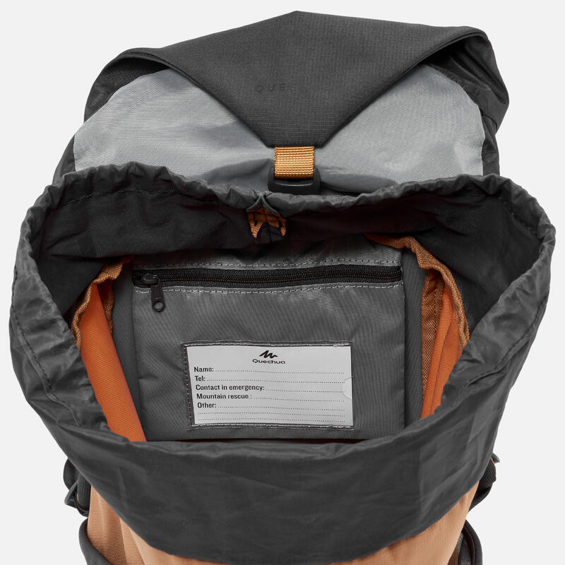 Sac à Dos De Randonnée Pliable 20 Litres - Léger (320g) - Pour Homme Et Femme - Couleur Marron Chocolat