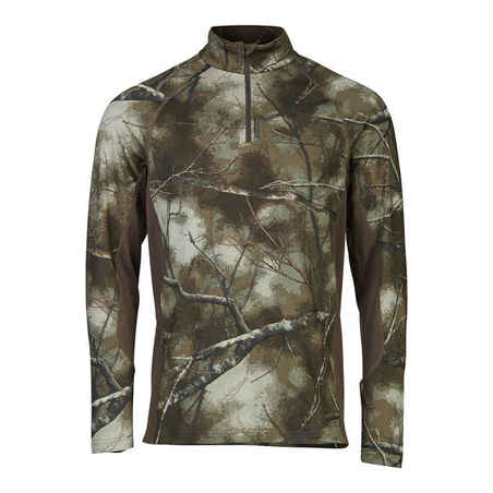 Warm and breathable long-sleeved T-shirt 500 Treemetic