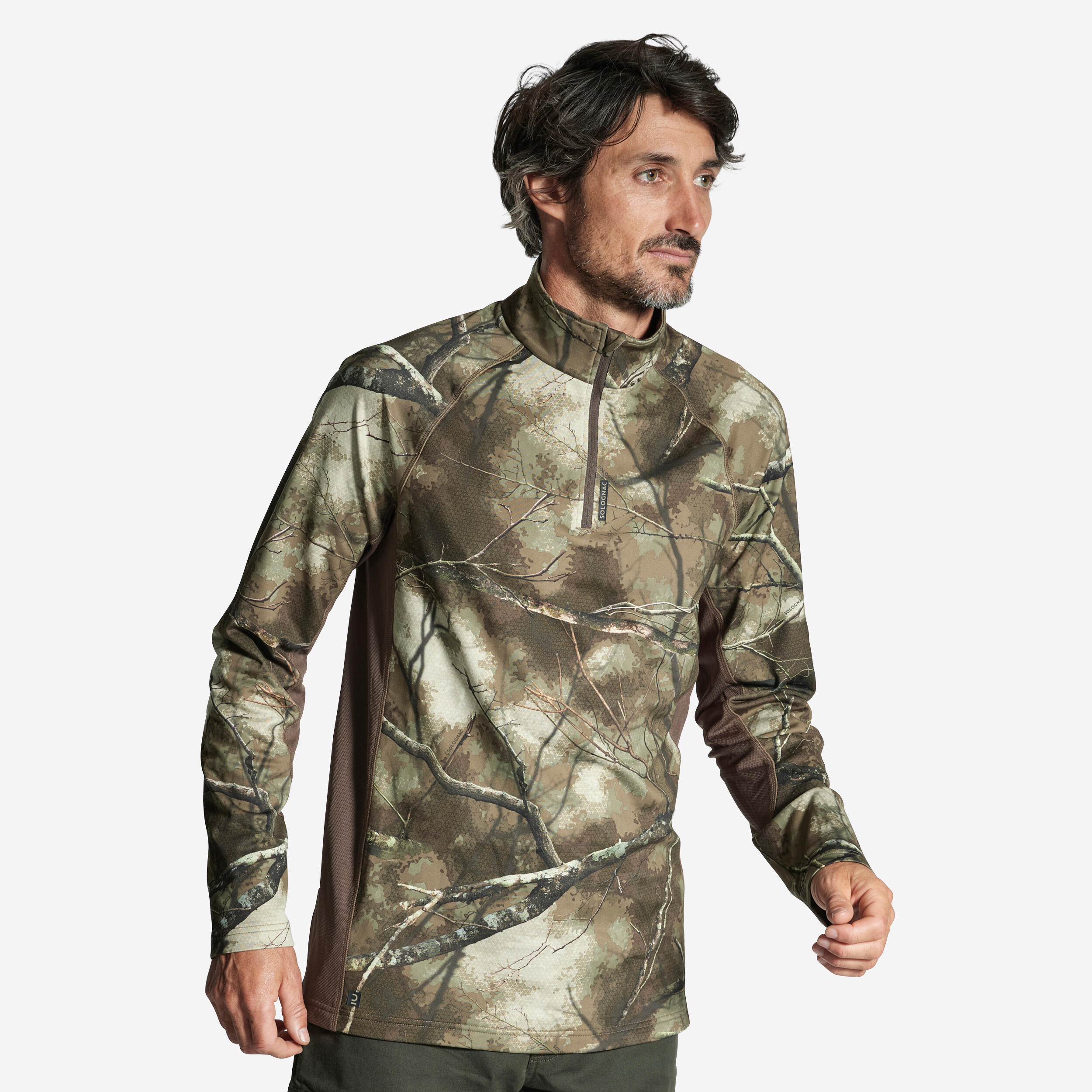 Hunting Silent Breathable Pants - 900 Furtiv Camouflage