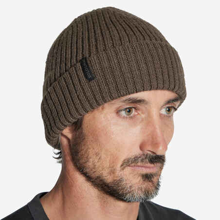 HAT KNITTED WOOL 900 BROWN