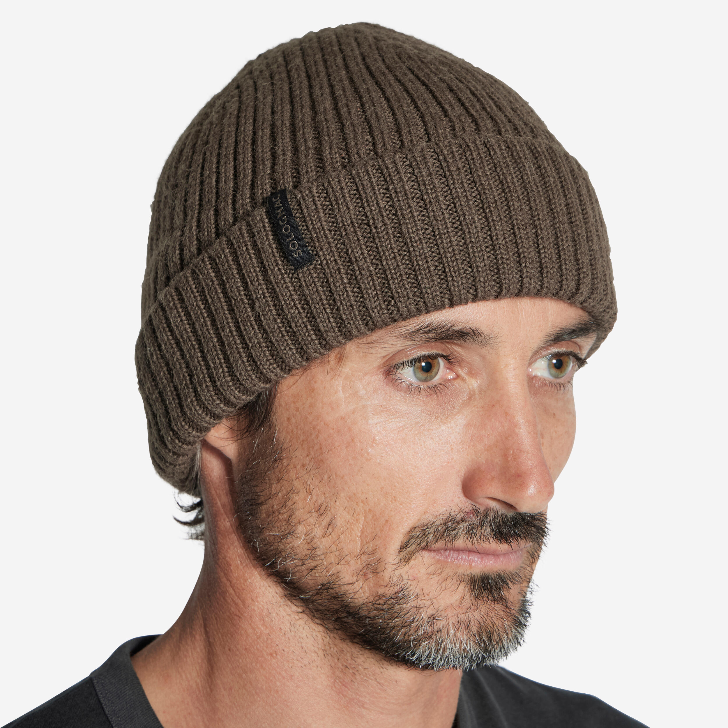 HAT KNITTED WOOL 900 BROWN 1/7