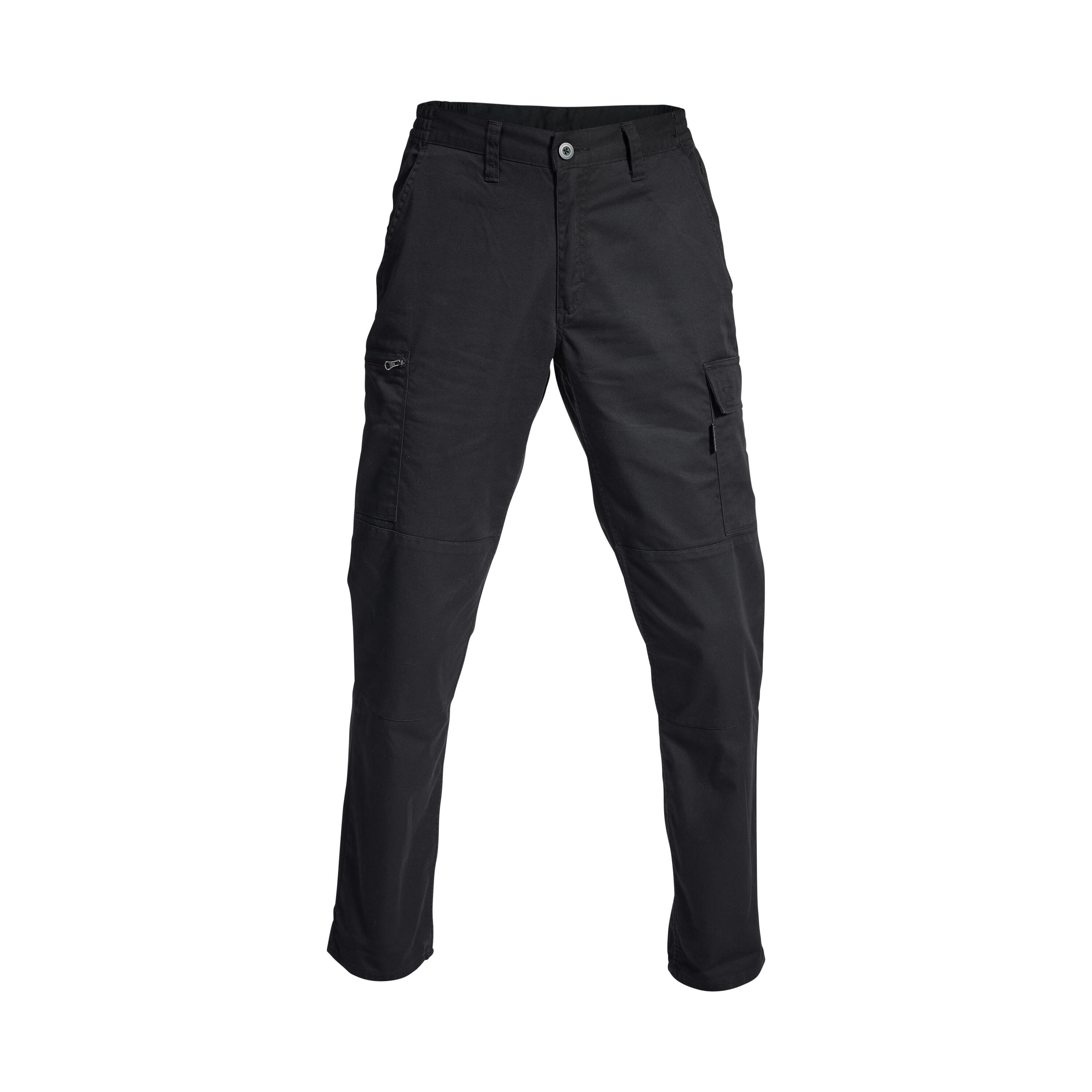 Pantalon cargo résistant steppe 300 noir 10/13